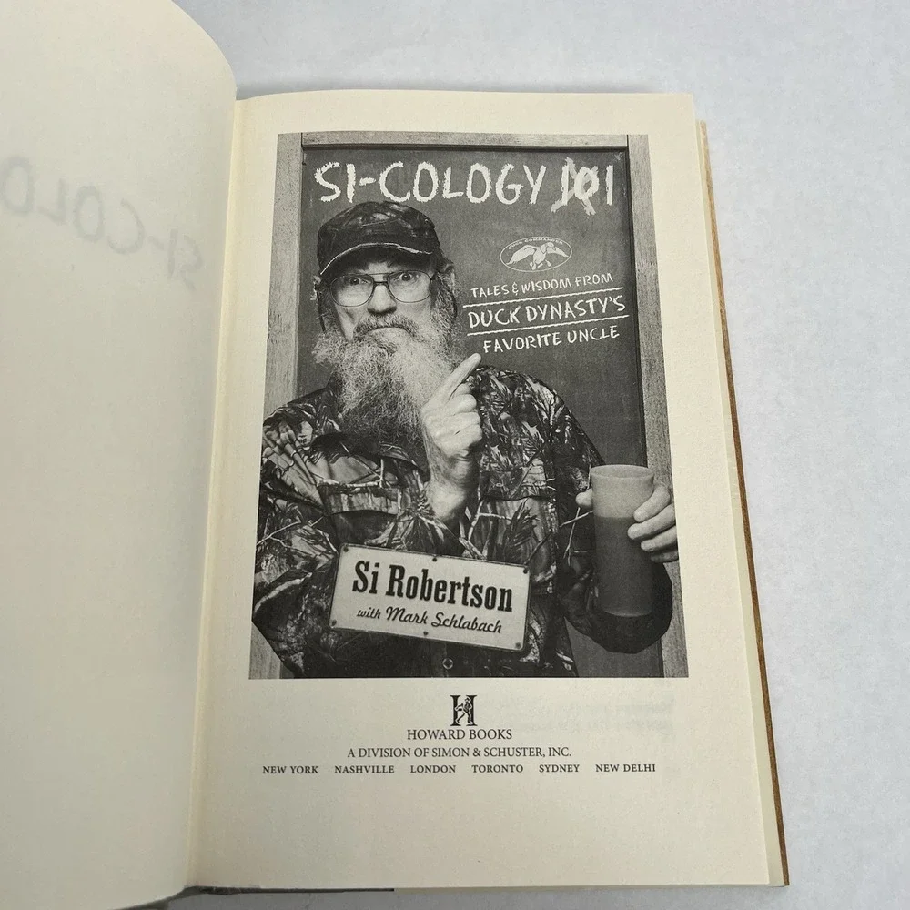 Si-Cology 101 HCDJ Book Phil Robertson Duck Dynasty A&E 2013 1ST PRINT/ED‎